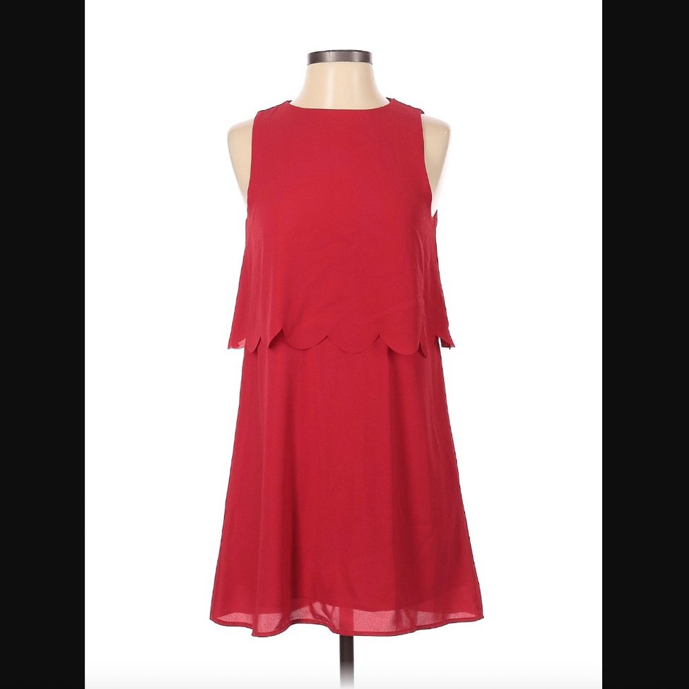 Festive red holiday Peppermint dress